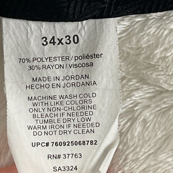 Perry Ellis Portfolio Travel Luxe Dress Pants Mens 34X30 (35x27.5)‎ Gray No Iron - Picture 5 of 11